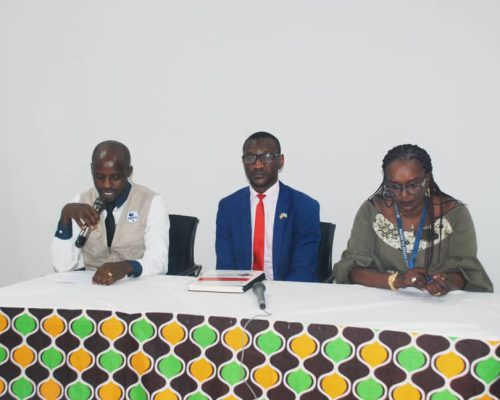 Restitution des résultats de l'évaluation de prévention et contrôle des infections au Burundi